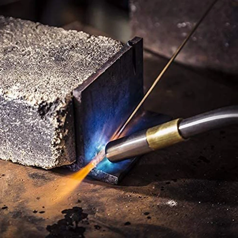 New Turbo Torch Tips Gas Self Ignition Turbo Torch Regulator Brazing Soldering Welding Plumbing Tool Home Accessory