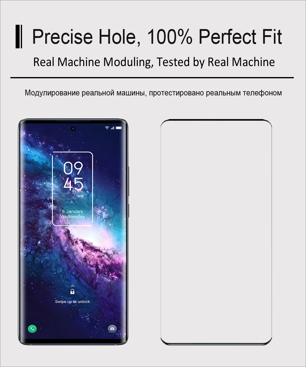 Full Cover Tempered Glass For TCL 20 Pro 5G 3D Screen Protectors Protective Film For TCL 20R 5G/TCL 20/TCL 20S/TCL 20L/TCL 20L+