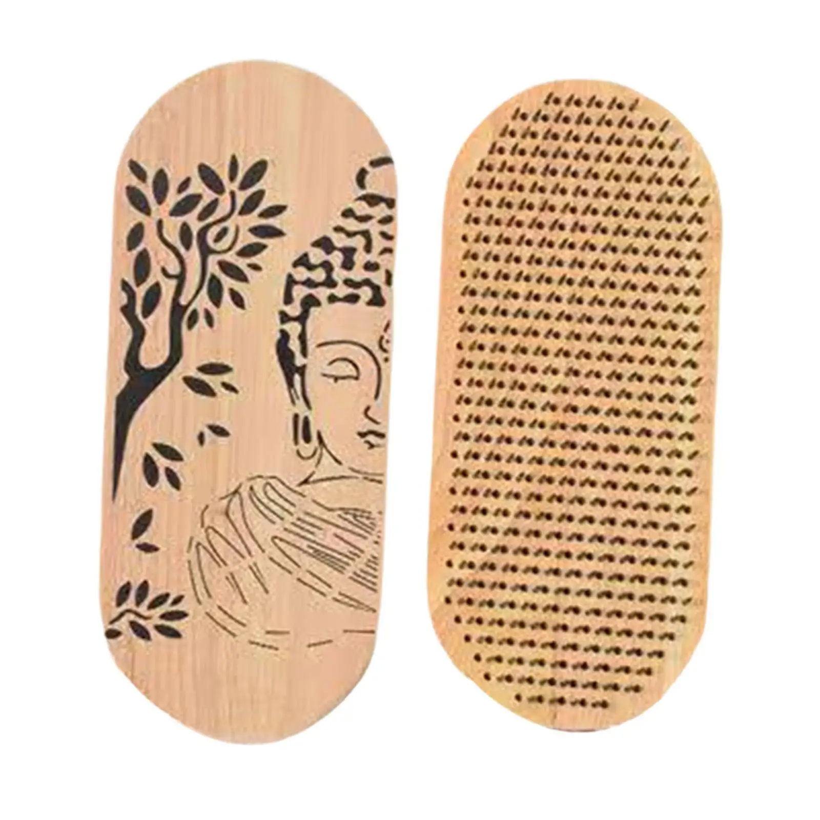 Planche à ongles pour les pieds en bois, pour la relaxation, le yoga, cadeau, gym à domicile, planche de massage, facile à transporter