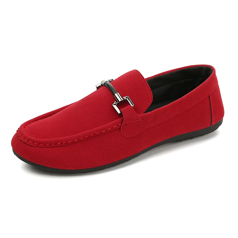 Masculino casual camurça couro bordado mocassins oxfords festa deslizamento-em condução apartamentos masculinos plus size não-deslizamento sapatos