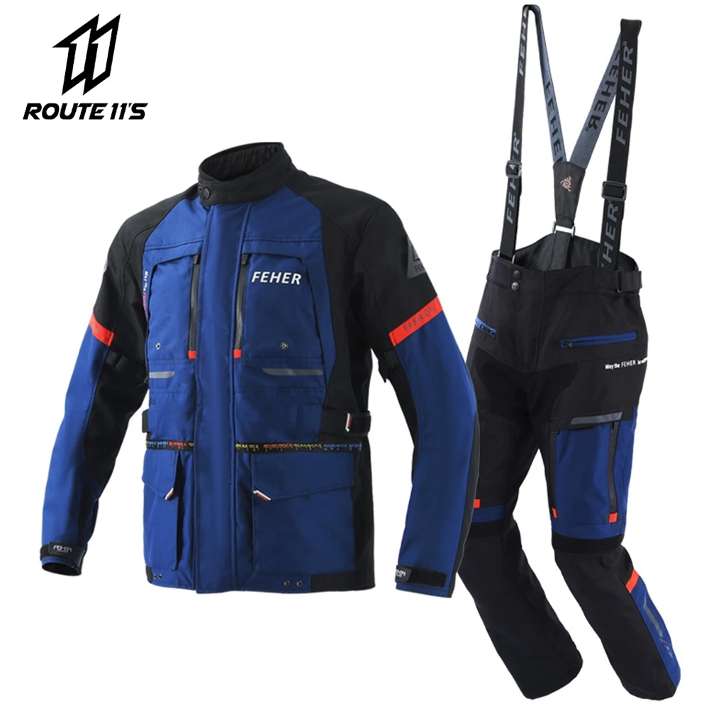 

Motorcycle Riding Suit Breathable Four Season Motorcycle Suit Set Locomotive Suit Fall Prevention Cycling Clothes Casual