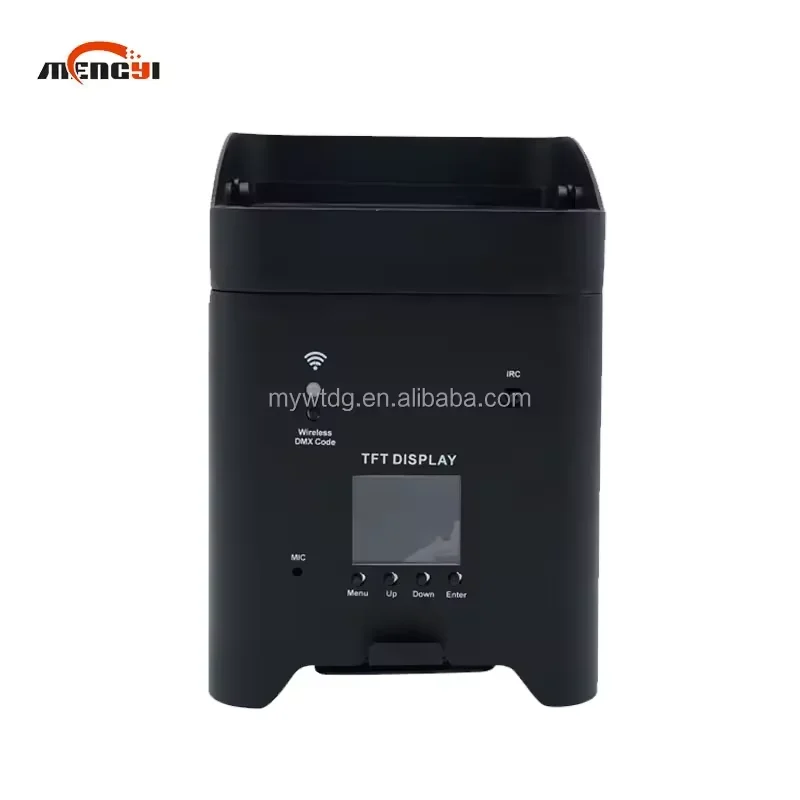 Professional Stage Lights 4x18w 6in1 Rgbwa+uv Wireless Battery Par Light Powered Led Uplights