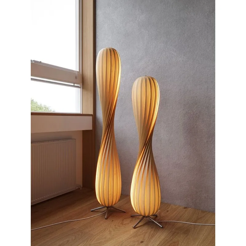 

Medieval Floor Lamp Wabi Wind Designer Living Room Bedroom Atmosphere Decorative Room Decoration Light Floor Lamp LED