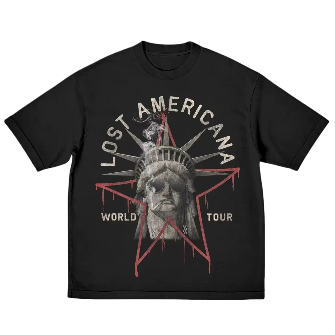 2026 new American tour-related T-shirts cotton suitable for both men and women, popular among fans for casual wear.