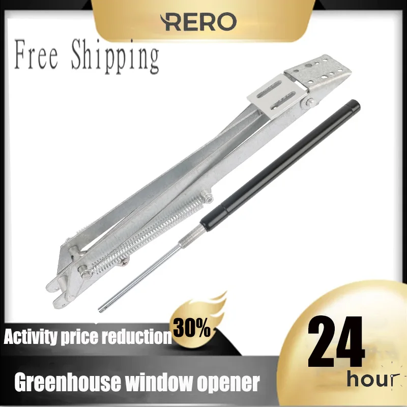 RERO Greenhouse Window Vent Opener Kits Automatic Double Spring Solar Heat Sensitive Control Autovent for Greenhouse Garden Tool