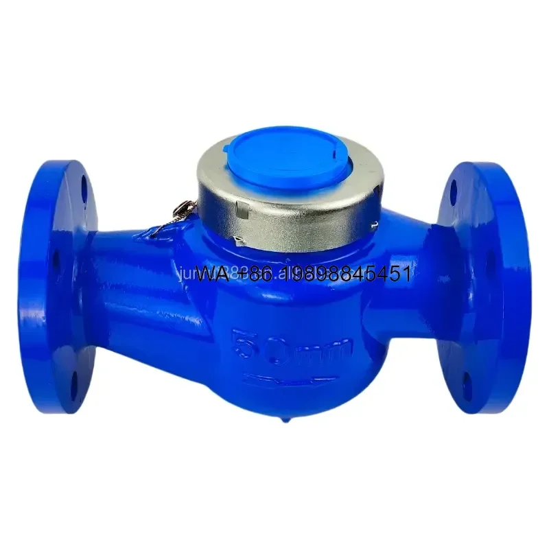 Wmwmnu for DN50 Cast Iron Woltmann Water Meter R80 R100 Multi Jet Digital Flow Meter IP68 Pulse Output
