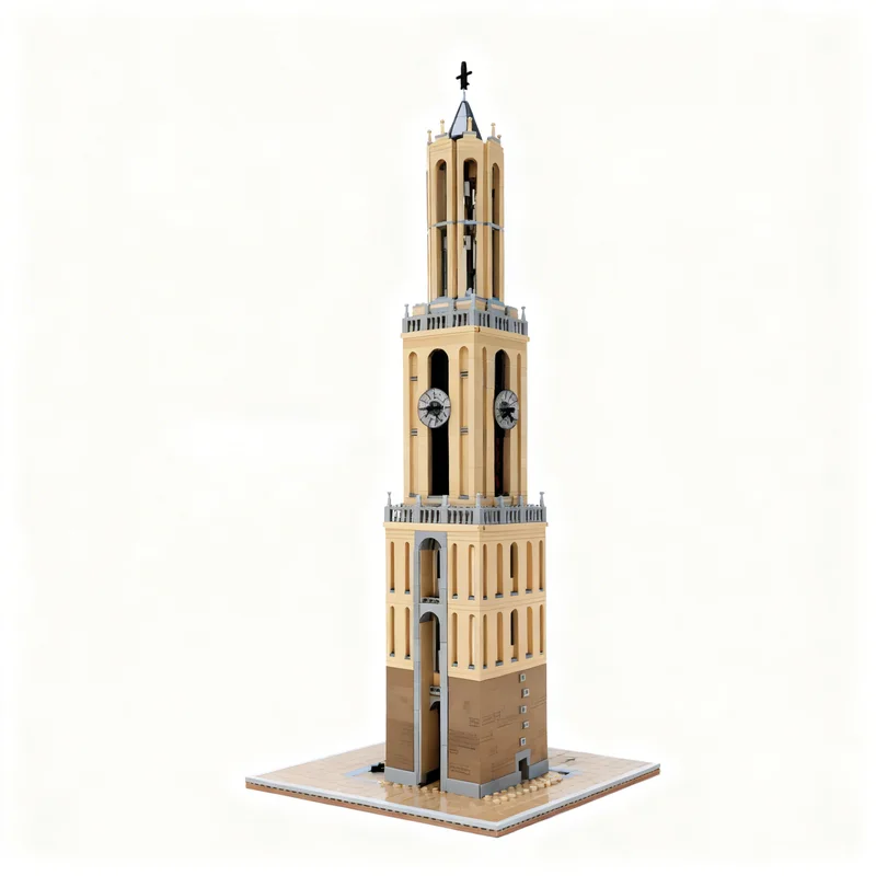 3961pcs MOC Architecture Dom Tower Utrecht Model Building Blocks Architecture Christmas Gift Toys Display Brick DIY Collection