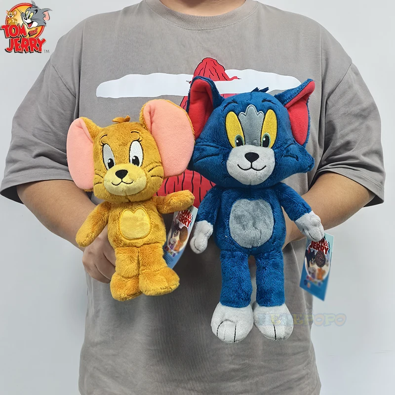톰과 제리 플러시 32cm 톰 23cm 제리 인형 영화 시리즈 어린이를 위한 소장품