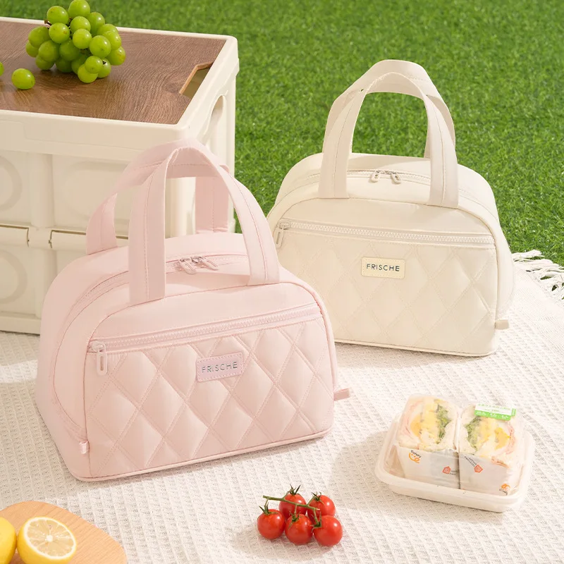 Neue tragbare Lunchbox-Tasche, tragbare und tragbare Tasche mit großem Fassungsvermögen, hochwertige Lunch-Wärmedämmtasche
