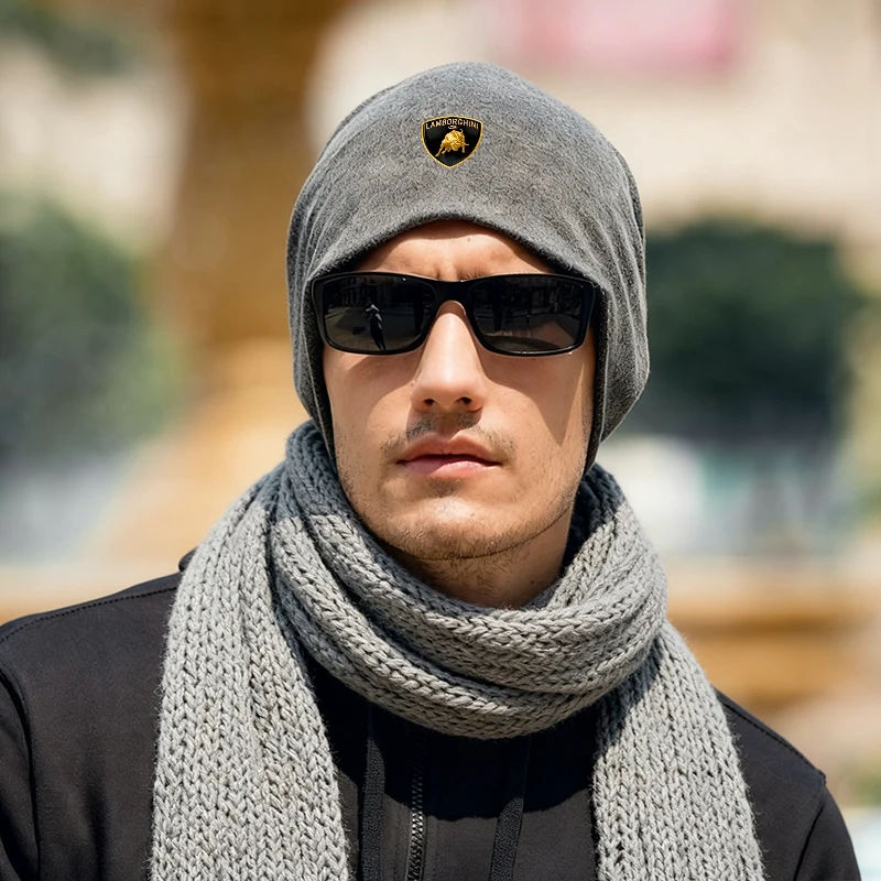 

Sticker Stretchy Knit Beanie Hats Soft Warm For Lamborghini LP570 LP610 Urus LP700 LP770 Gallardo Aventador Motorcycle Skiing