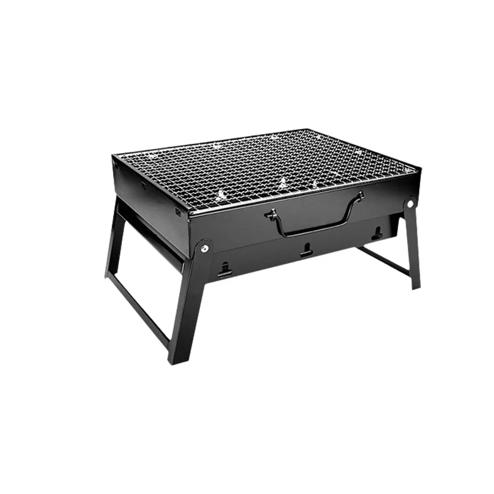 

Thickened BBQ Stove Space-saving Small Camping Folding Carbon Grill Easy to Carry Durable Outdoor Barbecue Grill