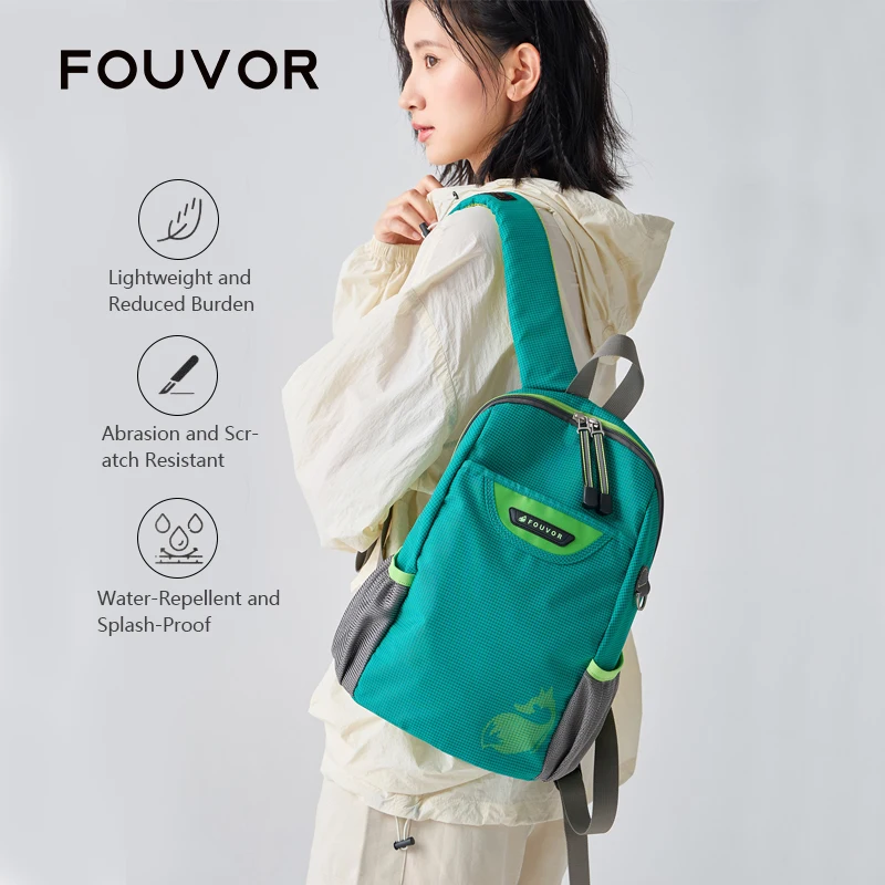 

Fouvor Small Backpack Lightweight Fashion Mini Outdoor Travel School Backpacks for Students 2026 Trend Waterproof Bags 2717-15