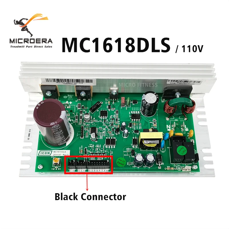 MC1618DLS ZC0547 REV C controlador de placa de Control de cinta de correr MC1618DLS-TZ para ICON PROFORM placa de circuito de pista nórdica U2CODE012 PCB