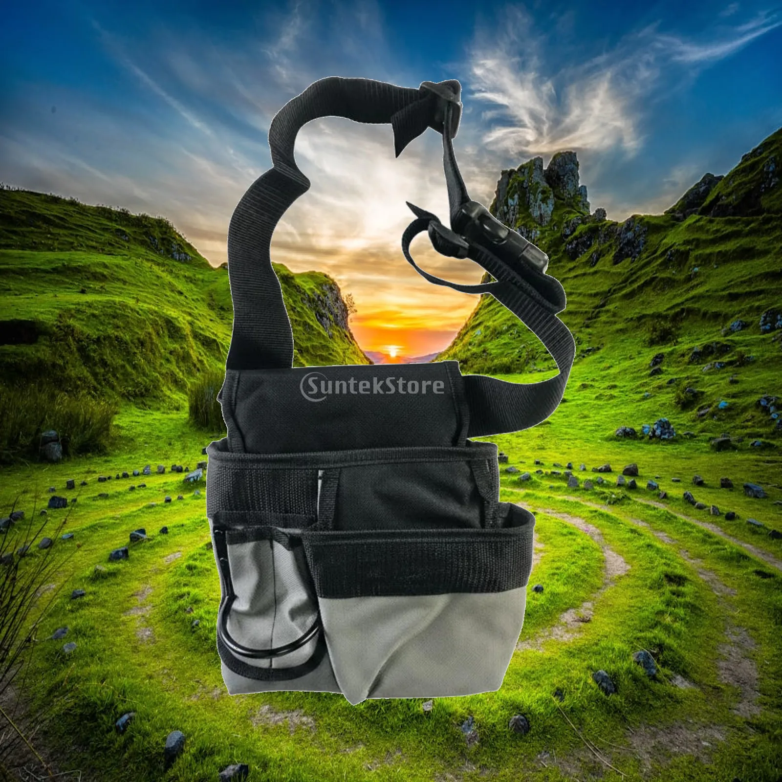 Durable Industrial Carrier Work Tool Bag Cross Shoulder with Hanging Loop for Site Storage and Mobile Applications