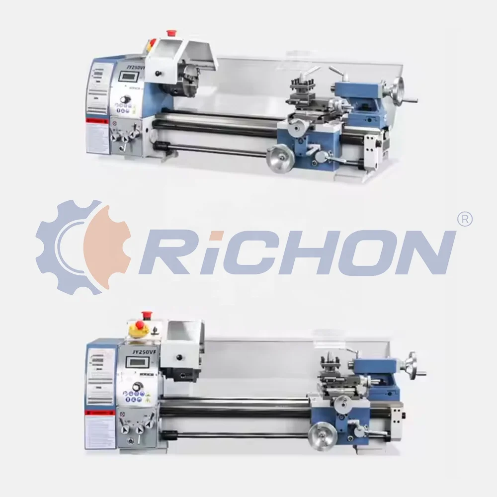 250VF Small Bench Variable Speed Mini Lathe Multifunctional Household Metal Processing Machine Easy to Operate Low Price