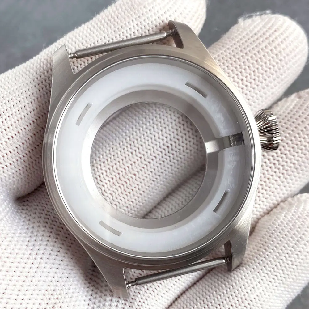 

43MM BIG Pilot Watch Case for NH34 NH35 NH36 NH38 NH70 NH72 ETA2824 PT5000 ST2130 Watch Mod Sapphire 20Bar Dive glass back
