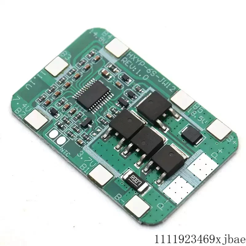 6S 14A Lithium Battery Charger/Discharger Protection Board Temperature Control Module Battery Management System
