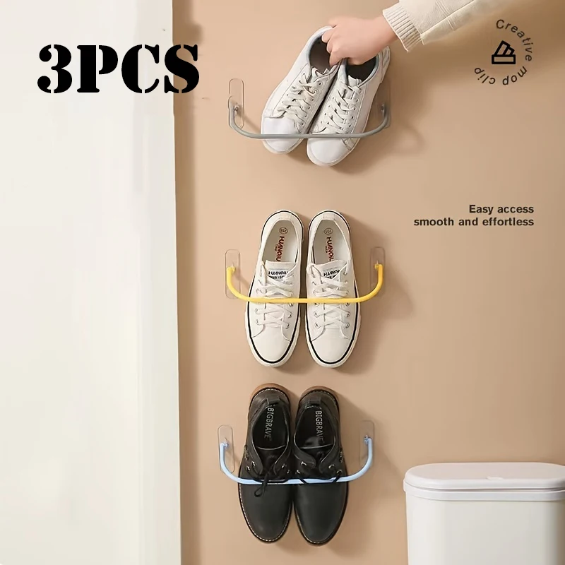 1/2/3pcs Multi-functional Shoe Rack Waterproof Moisture-proof Kitchenware Storage Rack Bathroom Towel Rack Slipper Rack