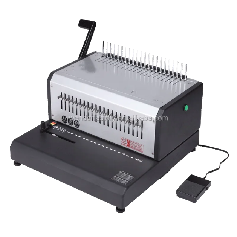 electric 21 holes large punch capacity comb binding machine