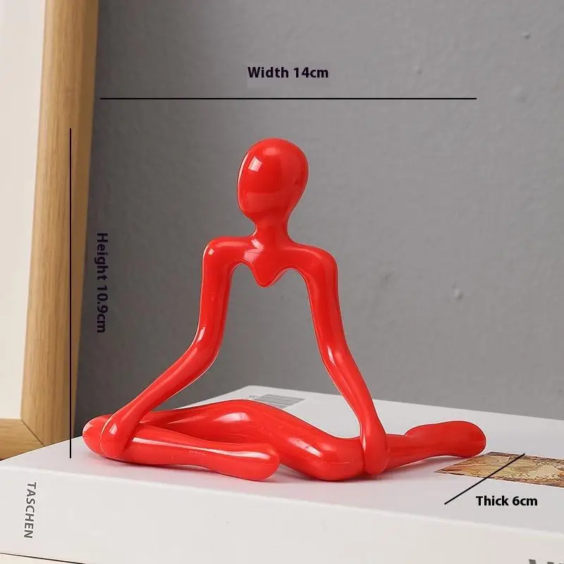 New Thinker Statue Collectible Resin Abstract Art Sculpture Desktop Ornaments Christmas Gifts Home Decor For Office Study Shelf