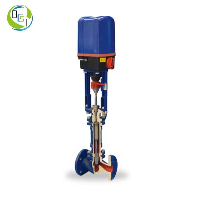 

Electric actuator control valve with integrated type