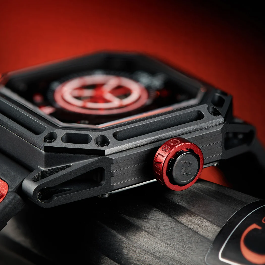 مستطيل فاخر أسود ساعة رياضية للرجال الذاتي الرياح الميكانيكية ساعة أوتوماتيكية مقاوم للماء مربع كول ساعة مضيئة المطاط AK