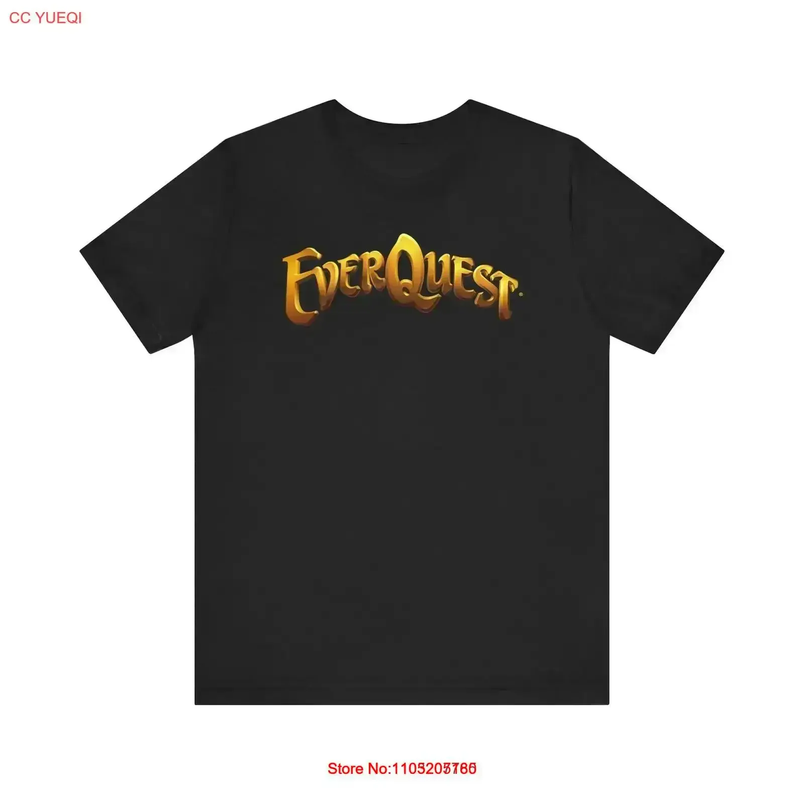 EverQuesT T Shirt Logo Velious Classic Norrath Clothing MMO Merch vintage Washed Top For Everyday Wear graphic fashion