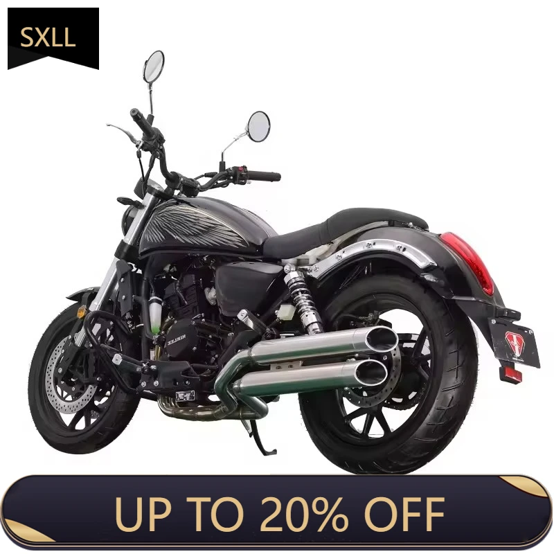 

SXLL 2025 New Patent Design High Speed 200CC Automatic CVT Clutch 4 Stroke Engine Roadster Maxi Scooter and SUV Motorcycle