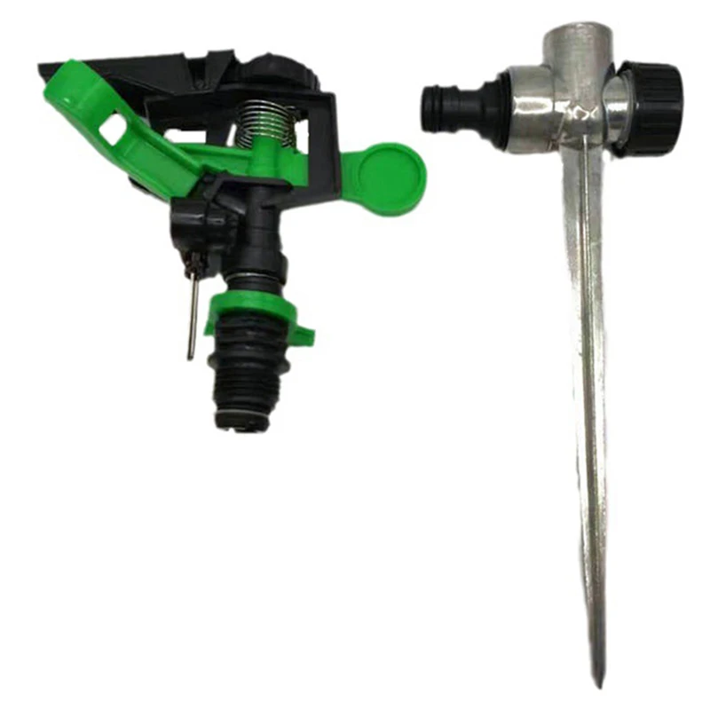 1/2 Zoll Rocker Sprinkler, 360 Grad verstellbare Kipphebeldüse, Garten, Rasen, Blumenbeet, Gewächshaus, Bewässerung, Bewässerungswerkzeug