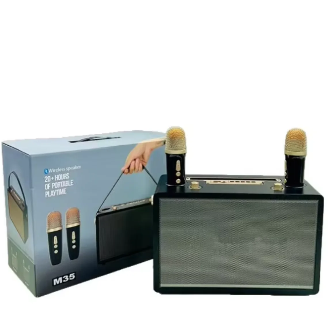 

M35 Home KTV Bluetooth Speaker Microphone Wireless Home Audio Outdoor Portable Speaker Amplifier Reverb Chorus Effect