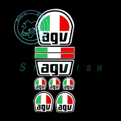 Casco moto Sticker AGV moto Cross Sticker impermeabile e protezione solare adesivo in PVC processo di spruzzatura