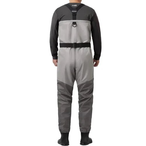 Imagen 2 del producto BASSDASH FW08 Bota de pie para hombre, botas transpirables, impermeables, pesca con mosca, pecho, pesca, trampero ligero