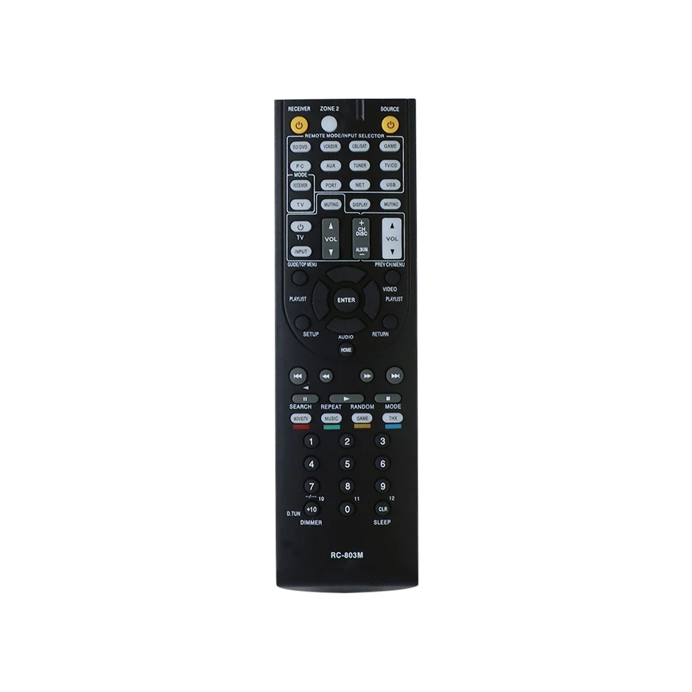 RC-708M, RC-588M, RC-590M, RC-709M, RC-879M, RC-676M, RC-840M, RC-868M, RC-765M Remote control for Onkyo AV Receiver