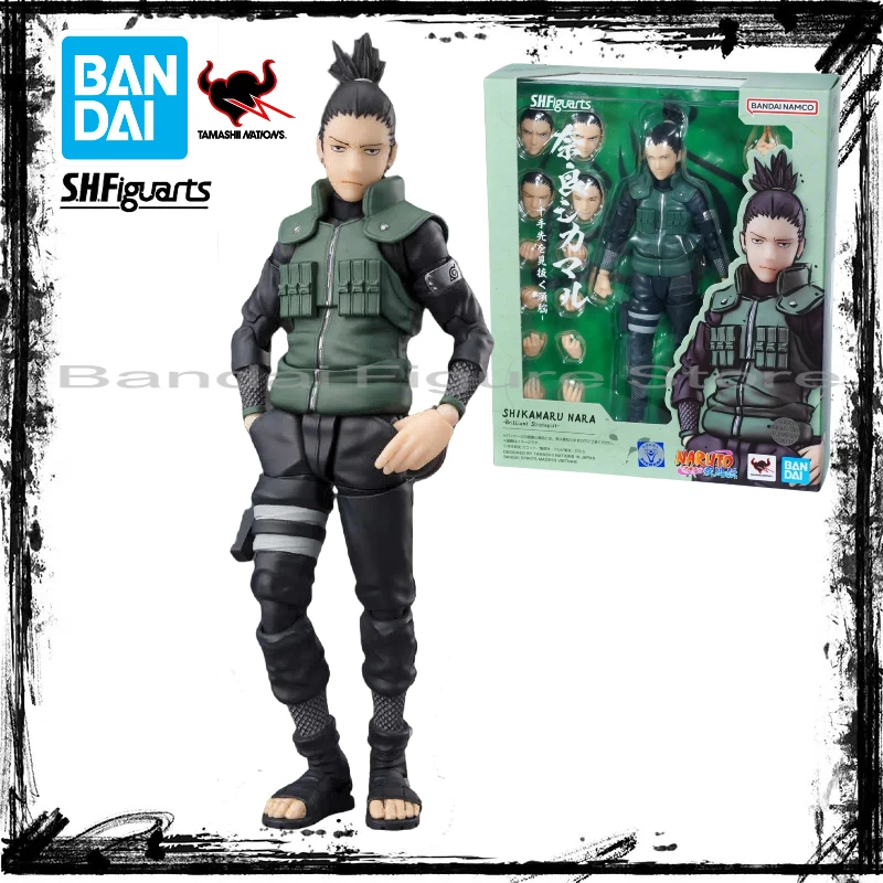 

In Stock Original Bandai S.H.Figuarts SHF NARUTO Nara Shikamaru Anime Action Figure Toy Gift Model Collection Hobbies