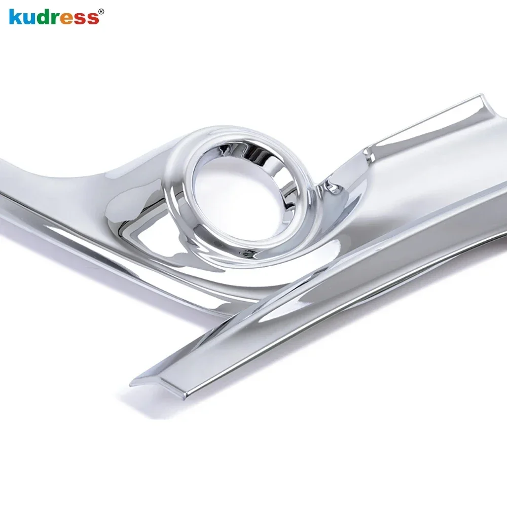 For Toyota Sienta 2016 2017 2nd Ge XP170 Chrome Front Bumper Cover Trim Front Foglight Fog Light Lamp Frame Trim Car Accessories