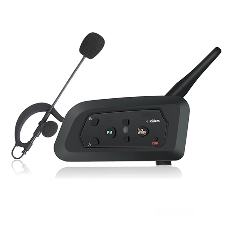 

Professional BT Interphone Headset V4C Full Duplex Real Time Communication Support FM Function for Football Soccer Referee