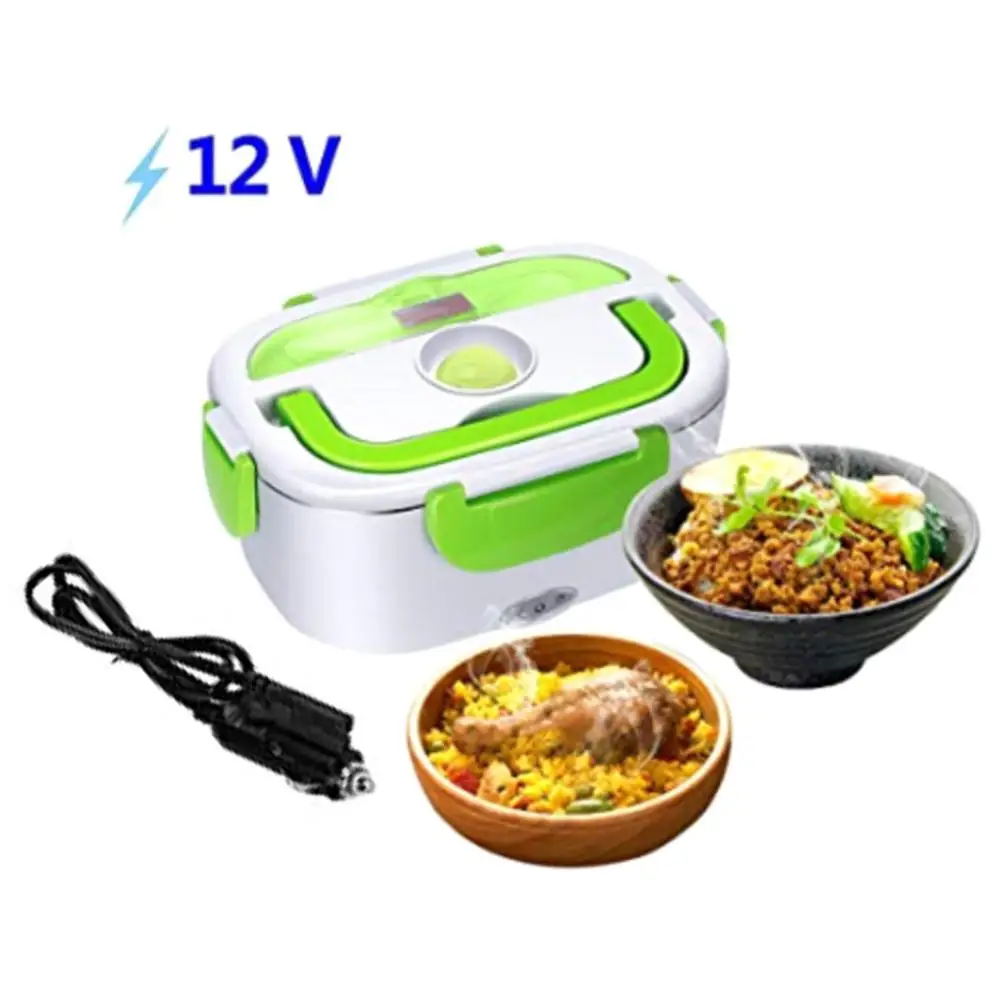 Storage Bento Container Portable Lunch Box Electric Heater Car Plug Food Warmer