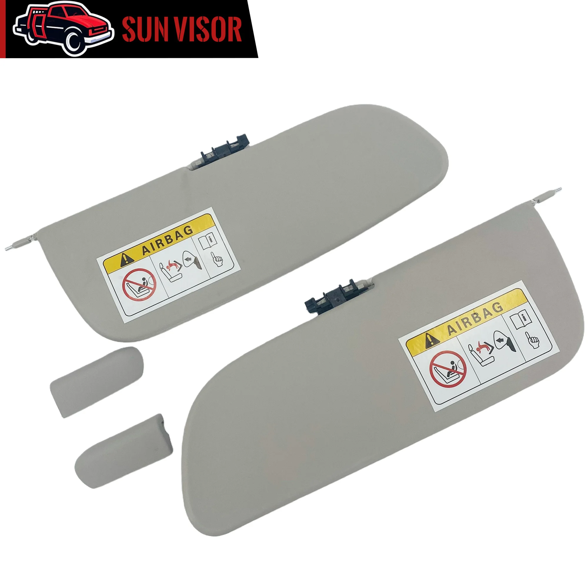 Car Sun Visor for Citroen C3 II 2009-2016 Left Right Pair