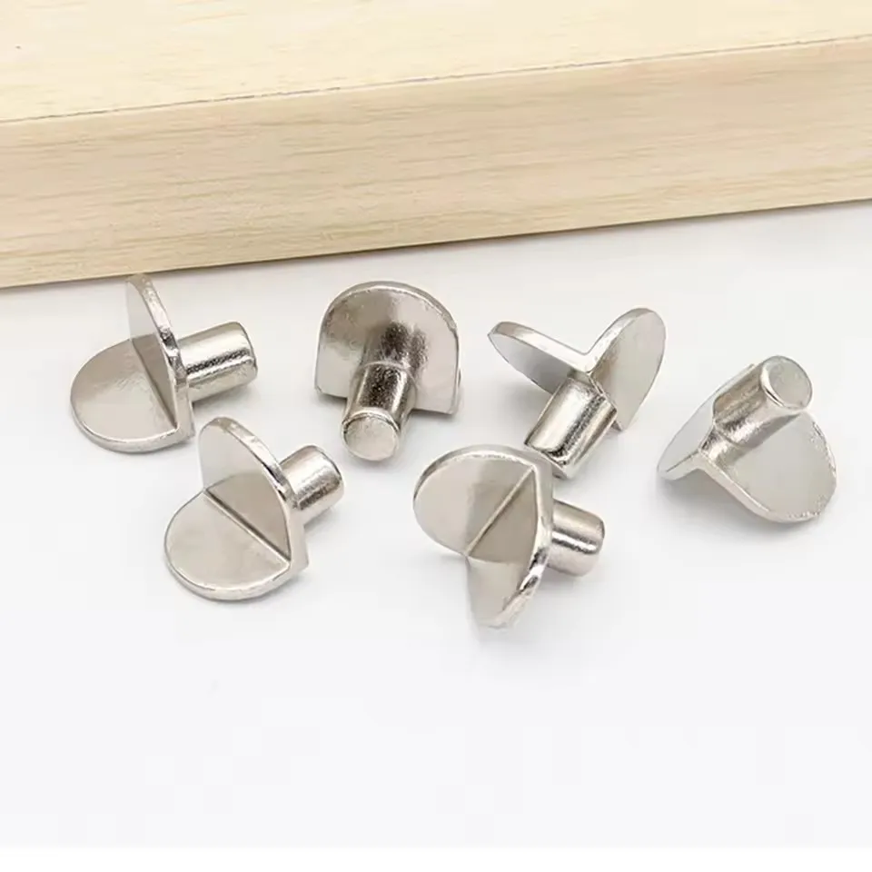 

Metal 20pcs 5mm L - Shaped Shelf Support Studs Fix Wooden Glass Boards in Cabinets, Ideal Furniture Bracket Holders Wall Mount