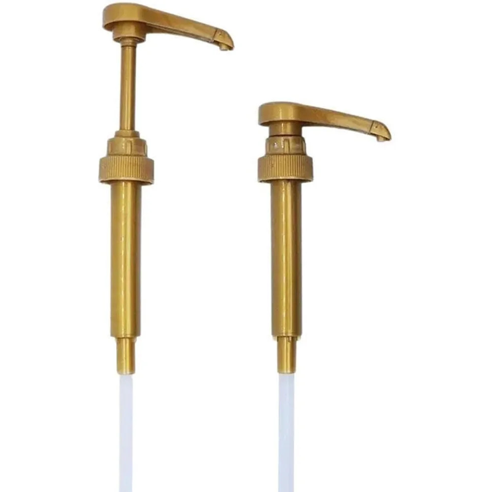 Garden Furniture-Syrup Pump Compatible with Torani, DaVinci and Skinny (Set of 2) - fits bottles (25.4 oz-750ml) (Gold) image 3