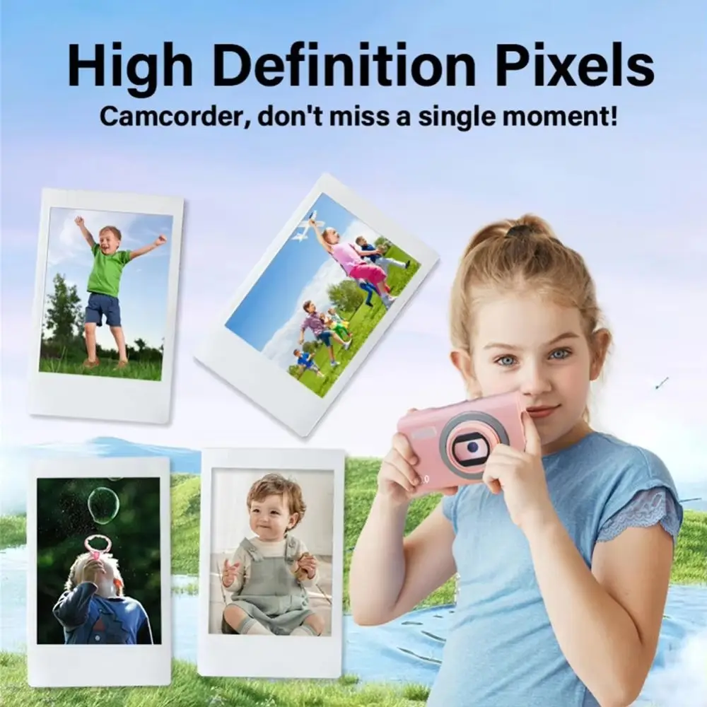 Foto's maken Mini Kindercamera Slr Speelgoed Kindercamera Kinderen Mini Digitale Camera Selfie Kleine kinderen HD Camera Speelgoed Kinderen