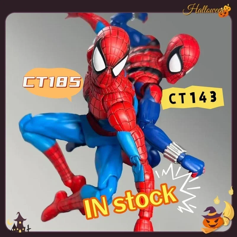

Мгновенная доставка CT Человек-паук 185and143, фигурки, игрушки, подвижные статуи Человека-паука, модель куклы, коллекционные украшения, подарки