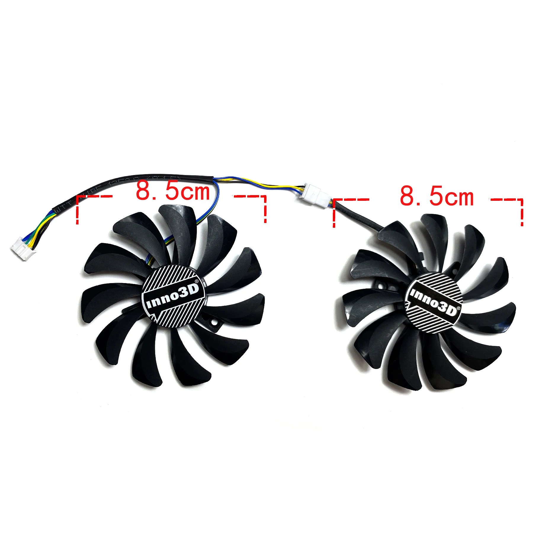 New For INNO3D GeForce GTX1060 3GB X2 Graphics Card Replacement Fan HA9010H12F-Z