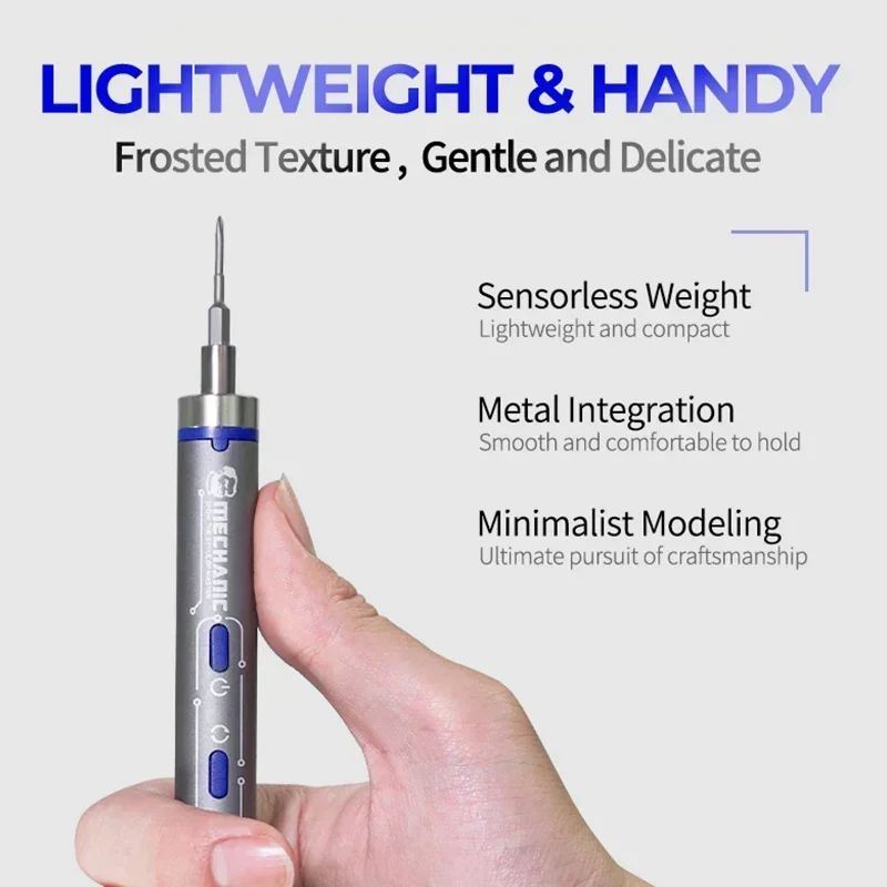 MECCANICO X-DRIVE Set di cacciaviti integrati manuali elettrici multifunzionali Strumenti di riparazione per lo smontaggio del telefono cellulare ad