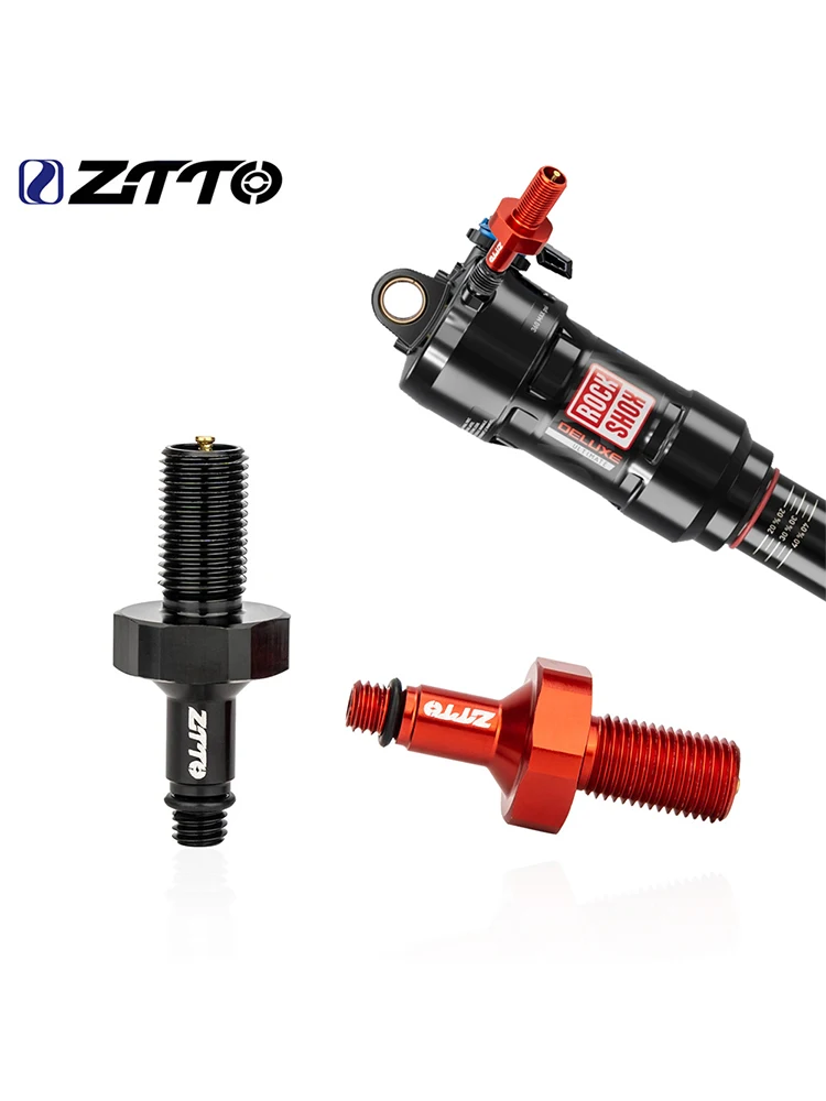 AliExpress NONE ZTTO Bicycle Rear Shock Air Pump Valve Adapter Tool Aluminum alloy MTB Suspension Air Valves Adapter For Rockshox Monarch MARZO