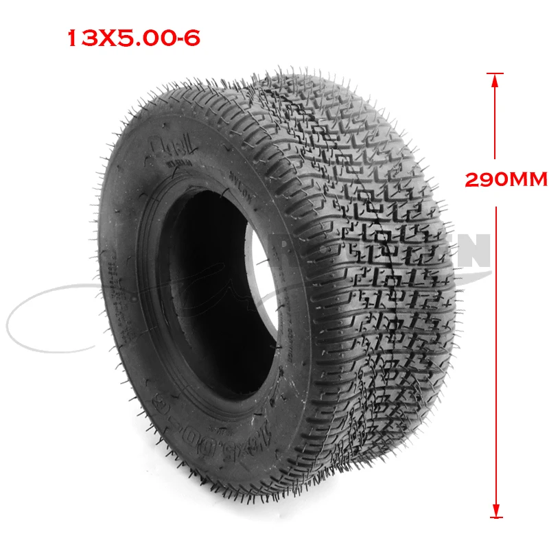 high quality 13x5.00-6 rubber Tubeless Turf Tyre Tire  For ATV QUAD Bike Go kart Scooter mini Buggy Mower