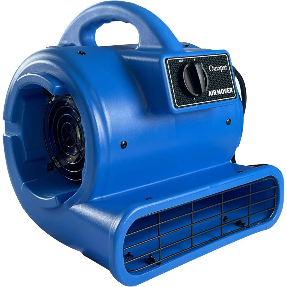 3-скоростной воздуховод, сушилка для ковров мощностью 1/3 л.с. и вентилятор для сушки полов для профессионального очистителя ковров со шнуром питания длиной 13 футов