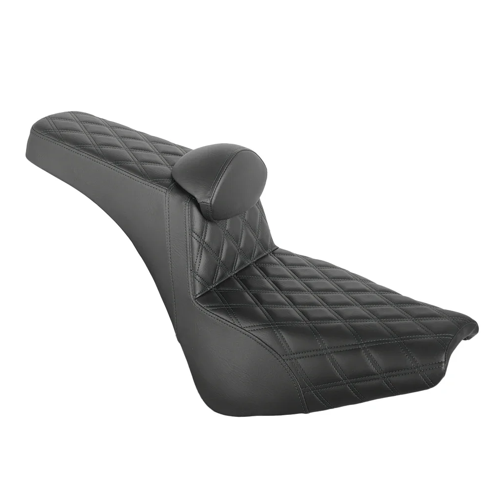 

Motorcycle Step up Seat with Small Backrest for Softail Low Rider Low Rider S ST Sport Glide 2018 up