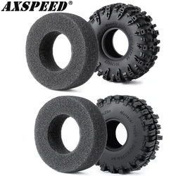 AXSPEED 4PCS 1.1inch Gumowe opony do kół 64MM OD do 1/18 1/24 RC Micro Crawler Car TRX4M Axial SCX24 FMS FCX24 Parts