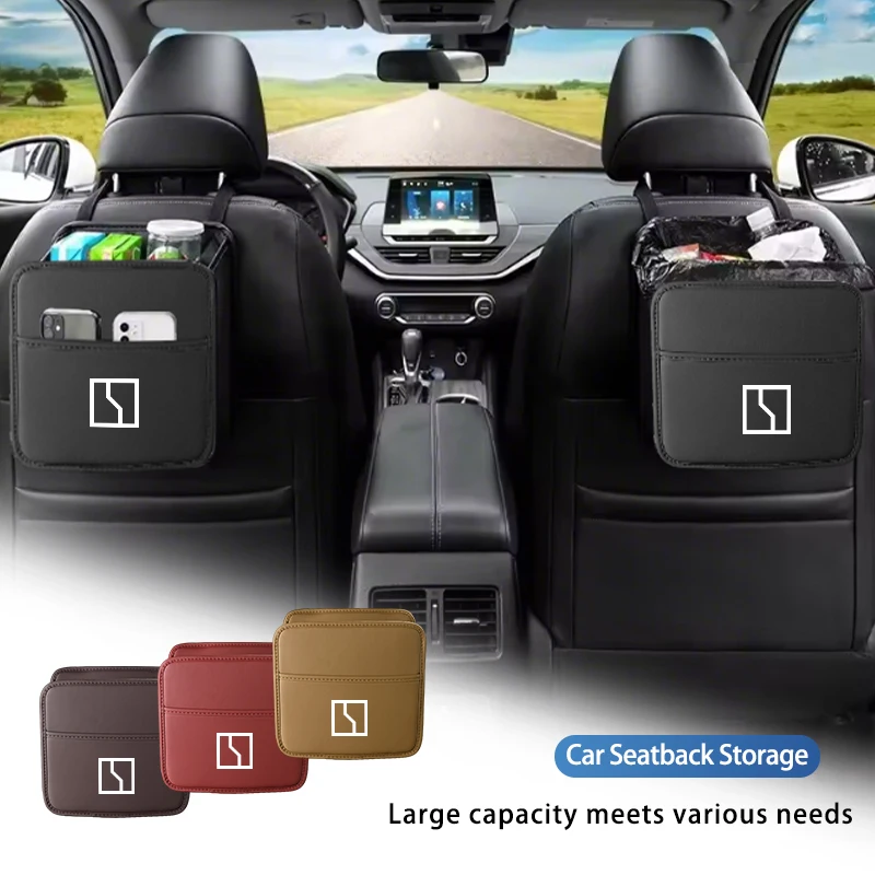 Car Seat Back Storage Bag Car Storage Hanging Bag Car Backrest Storage Box For Zeekr X 001 009 2022 2023 2024 Al
